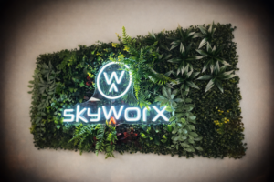 Mur vegetal lumineux SkyWorX Skyworx